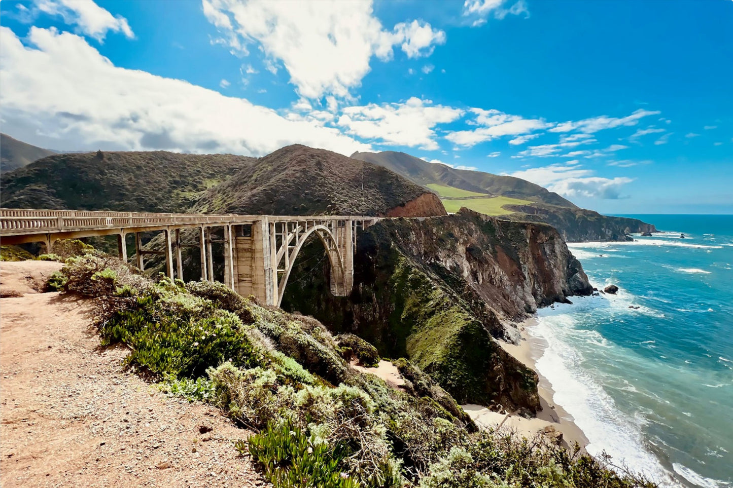 Bixby Bridge with white mat