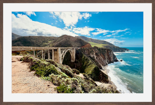 Bixby Bridge with white mat