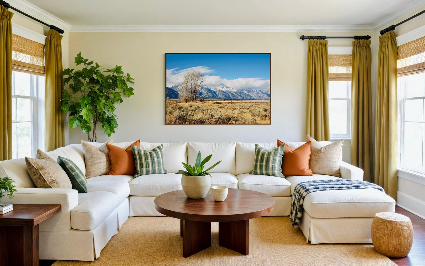 Tetons at Mormon Row