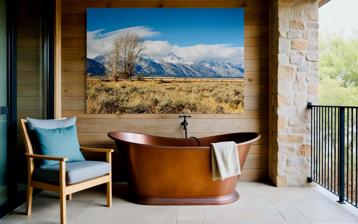 Tetons at Mormon Row