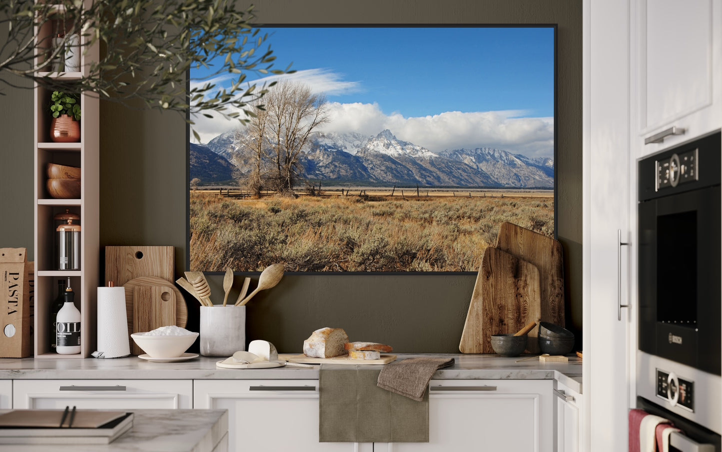 Tetons at Mormon Row